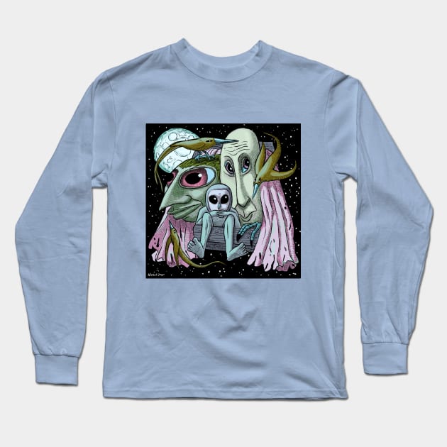 Bird People Long Sleeve T-Shirt by WisehArt